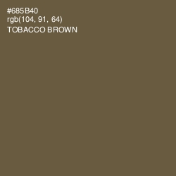 #685B40 - Tobacco Brown Color Image